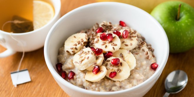 fibre in oatmeal