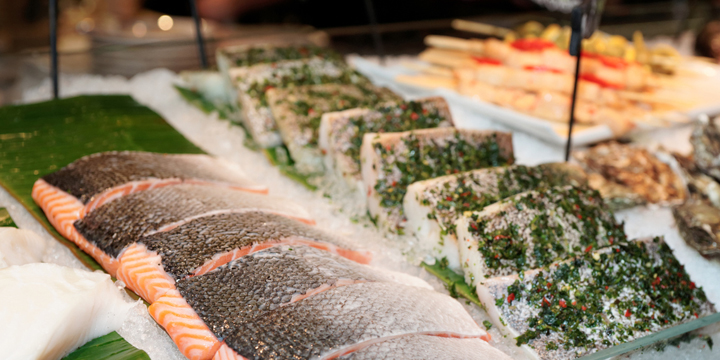 Shopping for seafood