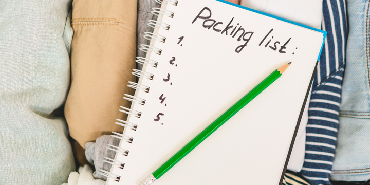 packing list
