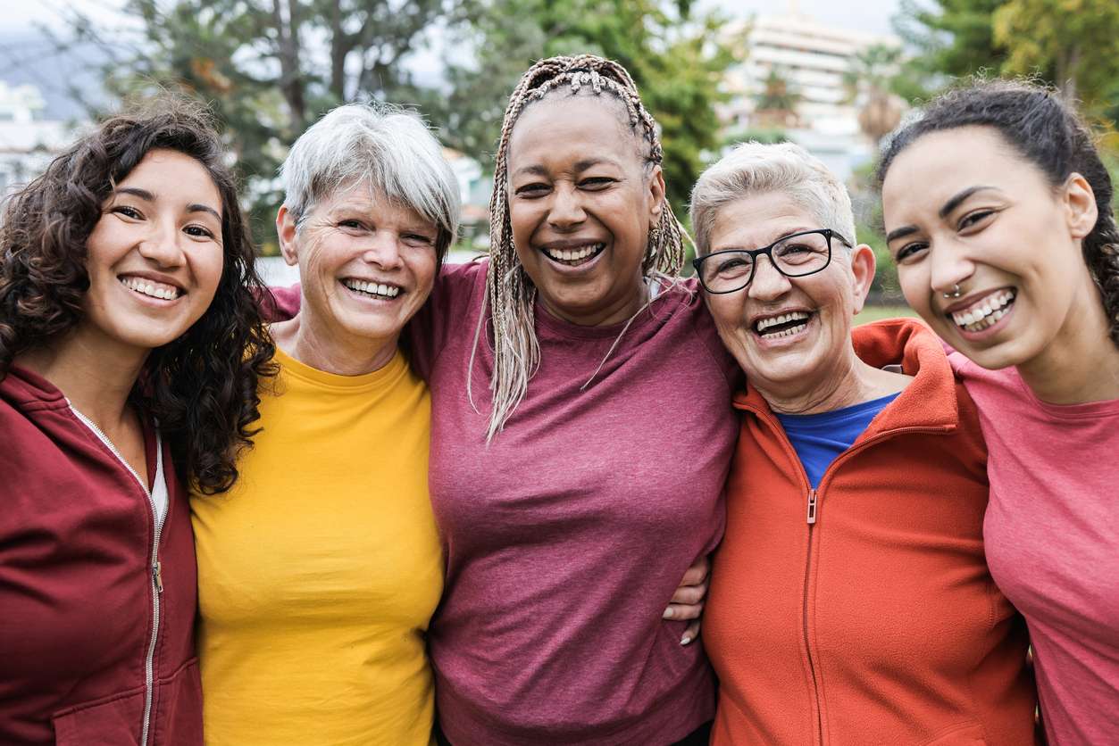 Happy multi generational