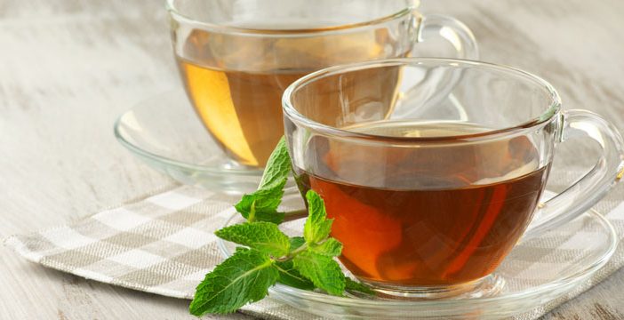 black and green tea